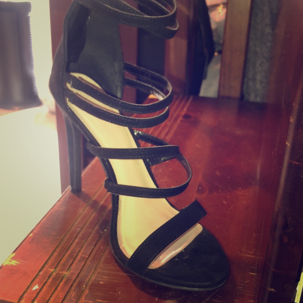 Black sexy heels